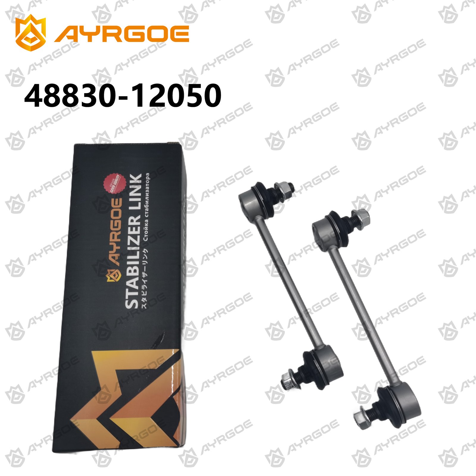 AYRGOE 48830-12050-03 Stabilizer Link Rear TOYOTA COROLLA E104 91-95 4WD/COROLLA E114 95-00 4WD 2