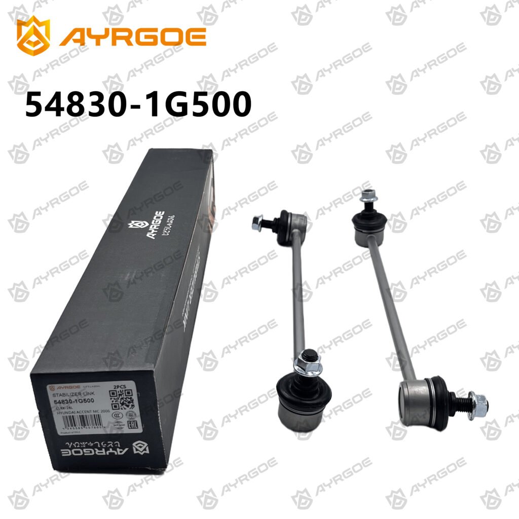 AYRGOE 54830-1G500-03 Bieleta de barra estabilizadora Delantero, izquierdo HYUNDAI ACCENT RB 11-17/ACCENT MC 06-11/ACCENT LC 99-12/KIA RIO UB 12-17/RIO YB 17-