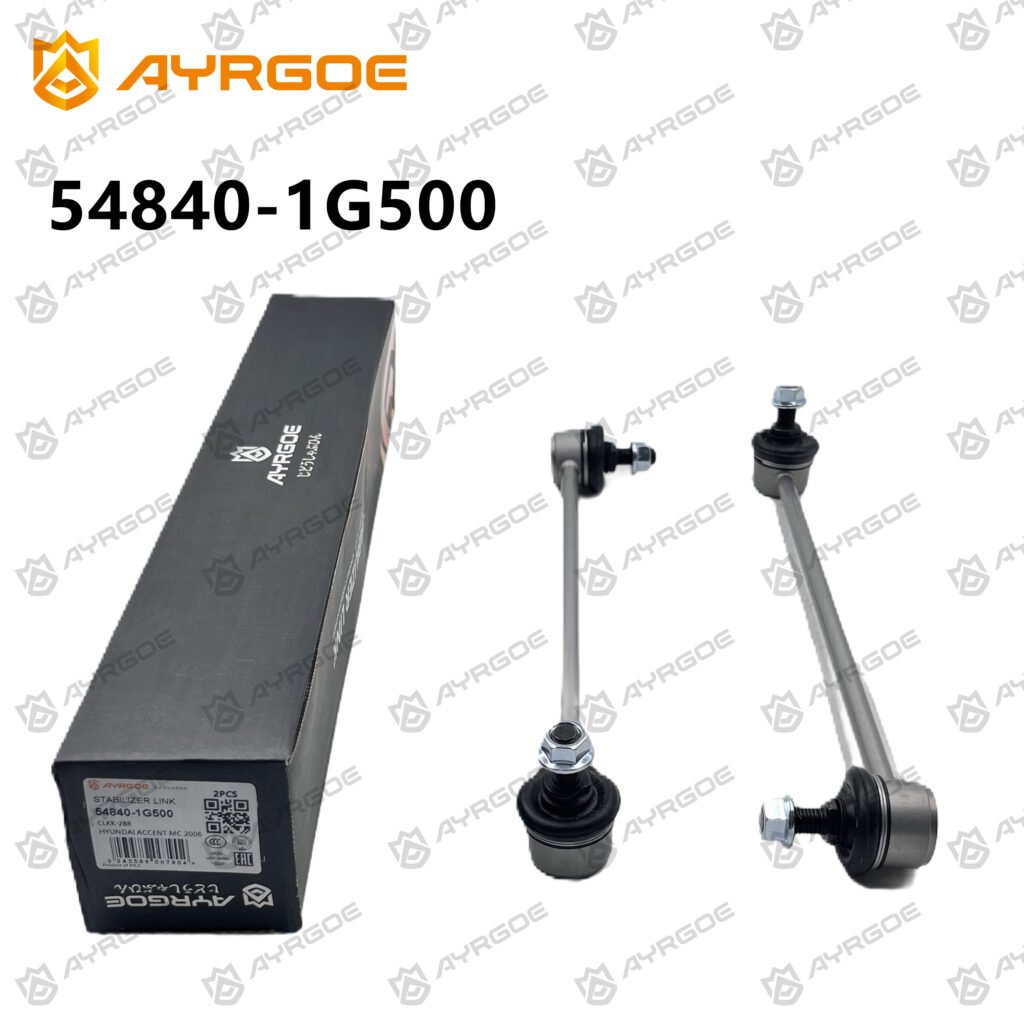 AYRGOE 54840-1G500-03 Bieleta de barra estabilizadora Delantero, derecho HYUNDAI ACCENT RB 11-17/ACCENT MC 06-11/ACCENT LC 99-12/KIA RIO UB 12-17/RIO YB 17-