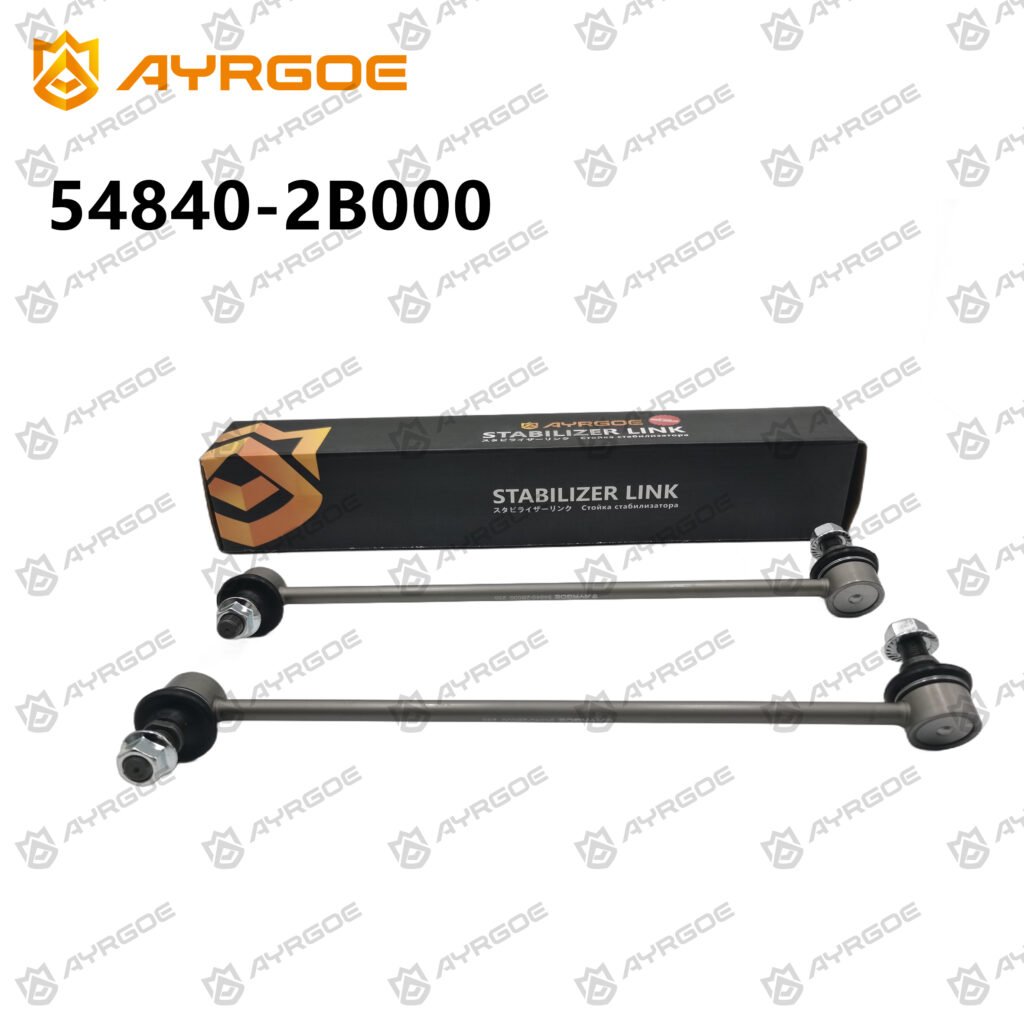 AYRGOE 54840-2B000-03 Bieleta de barra estabilizadora Delantero, derecho HYUNDAI SANTA FE CM 06-12 /KIA SORENTO XM 09-12 (340mm)
