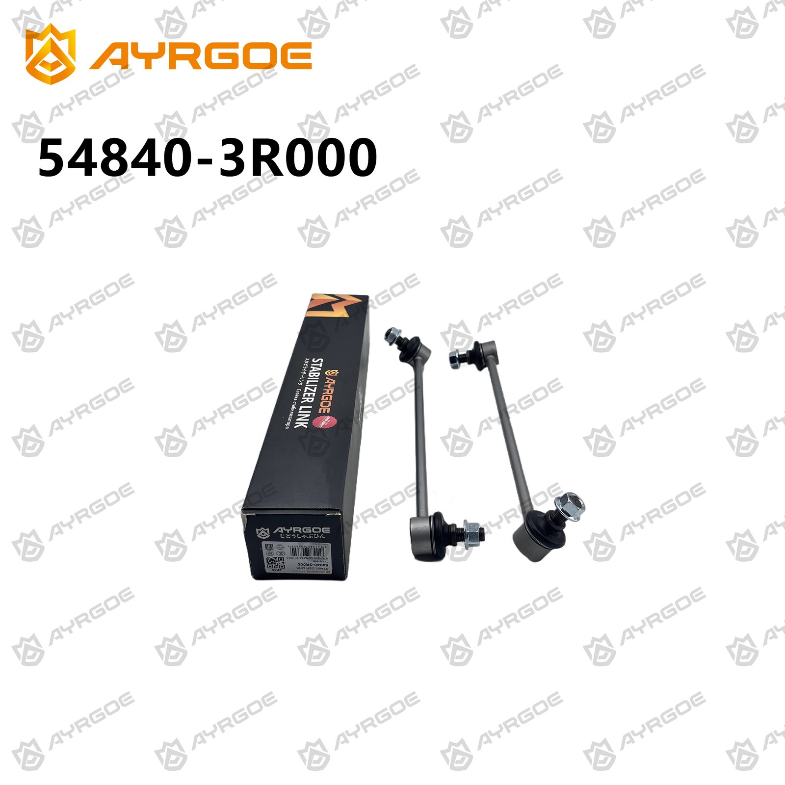AYRGOE 54840-3R000-03 Bieleta de barra estabilizadora Delantero, derecho HYUNDAI SONATA YF 10-14 2