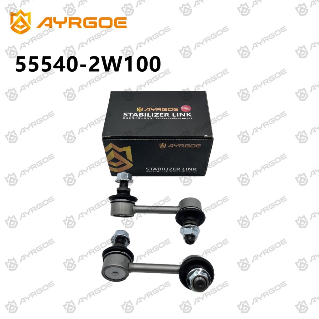 AYRGOE 55540-2W100-03 Bieleta de barra estabilizadora Trasero, derecho HYUNDAI SANTA FE DM NC 4WD 13-18/KIA SORENTO XM 4WD 10-14