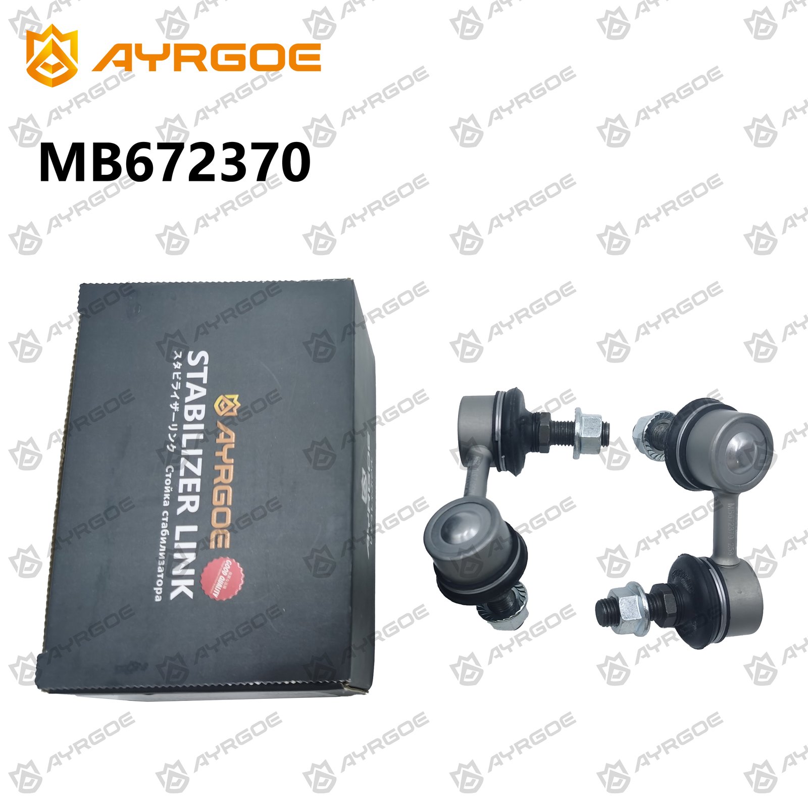 AYRGOE MB672370-03 Стойка стабилизатора Передний MITSUBISHI RVR N11W 91-97/MIT SPACE WAGON UF N34W 91-97/MIT SPACE RUNNER N11W 91-97 2