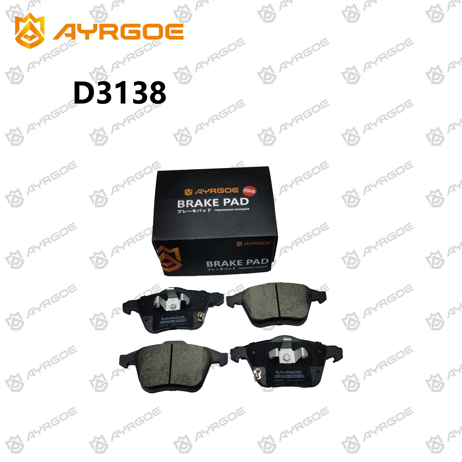 AYRGOE D3138-03 Pastillas de freno Delantero Mazda 6 GG1 02-08 2
