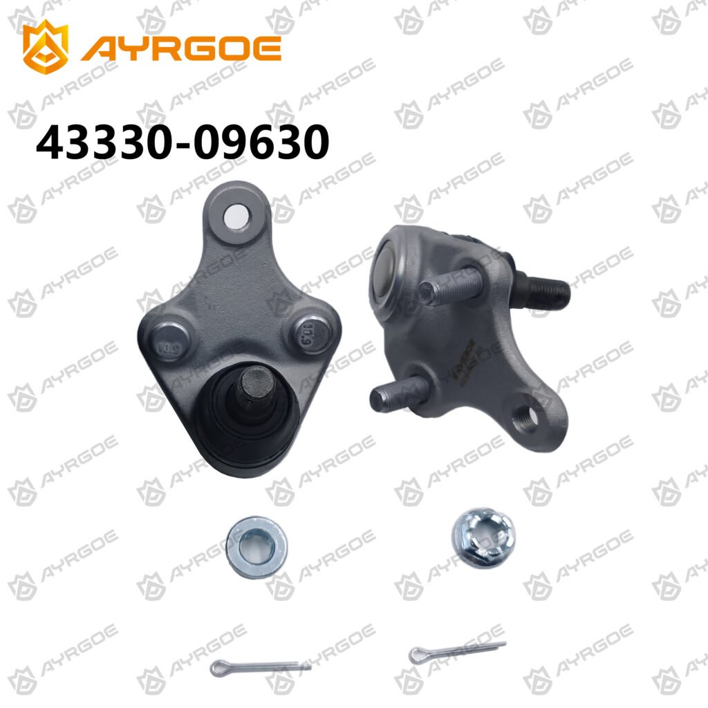 AYRGOE 43330-09630-03 Шаровая опора Нижний левый/правый TOYOTA ALPHARD H20 08-15/ESTIMA (PREVIA) XR50 06-19/CAMRY XV70 75 17-23/RAV-4 XA30 40 05-18/COROLLA E150 180 06-17/C-HR AX10 18- ,NX AZ10 14-21