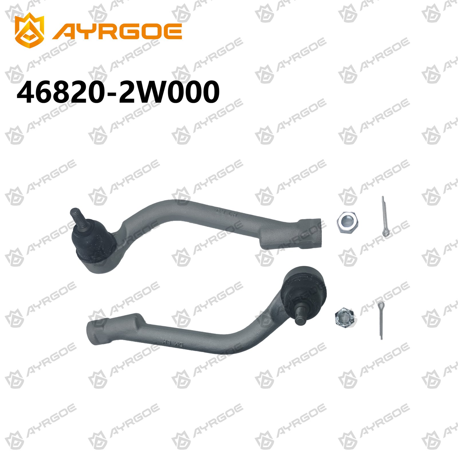 AYRGOE 56820-2W000-03 Наконечник рулевой тяги Левый KIA SORENTO XM 10-14 /SANTA FE DM NC 13-18 (M10*P1.25)