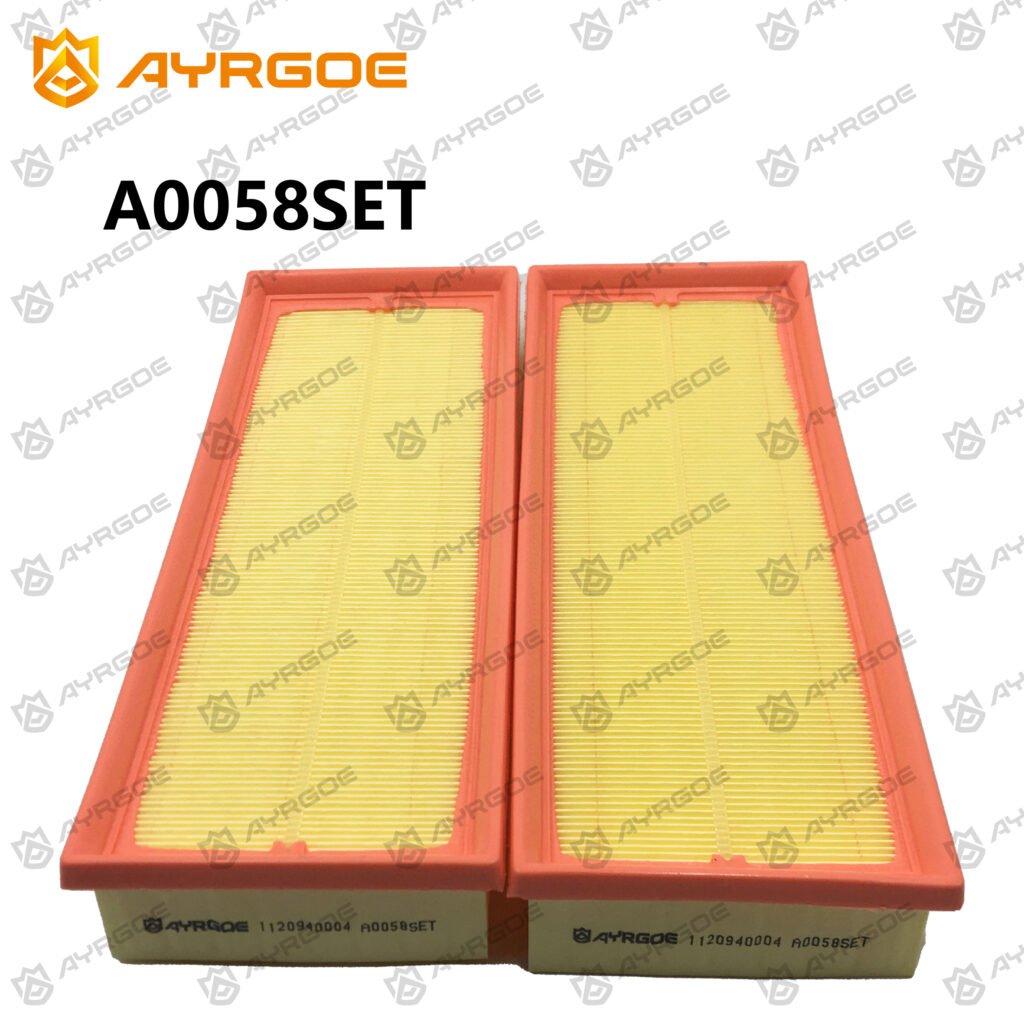 AYRGOE A0058SET-04 Air Filter Mercedes C-Class W203 00-07 / W204 07-14 V6 M112/M272 / GLK X204 / CLK C209