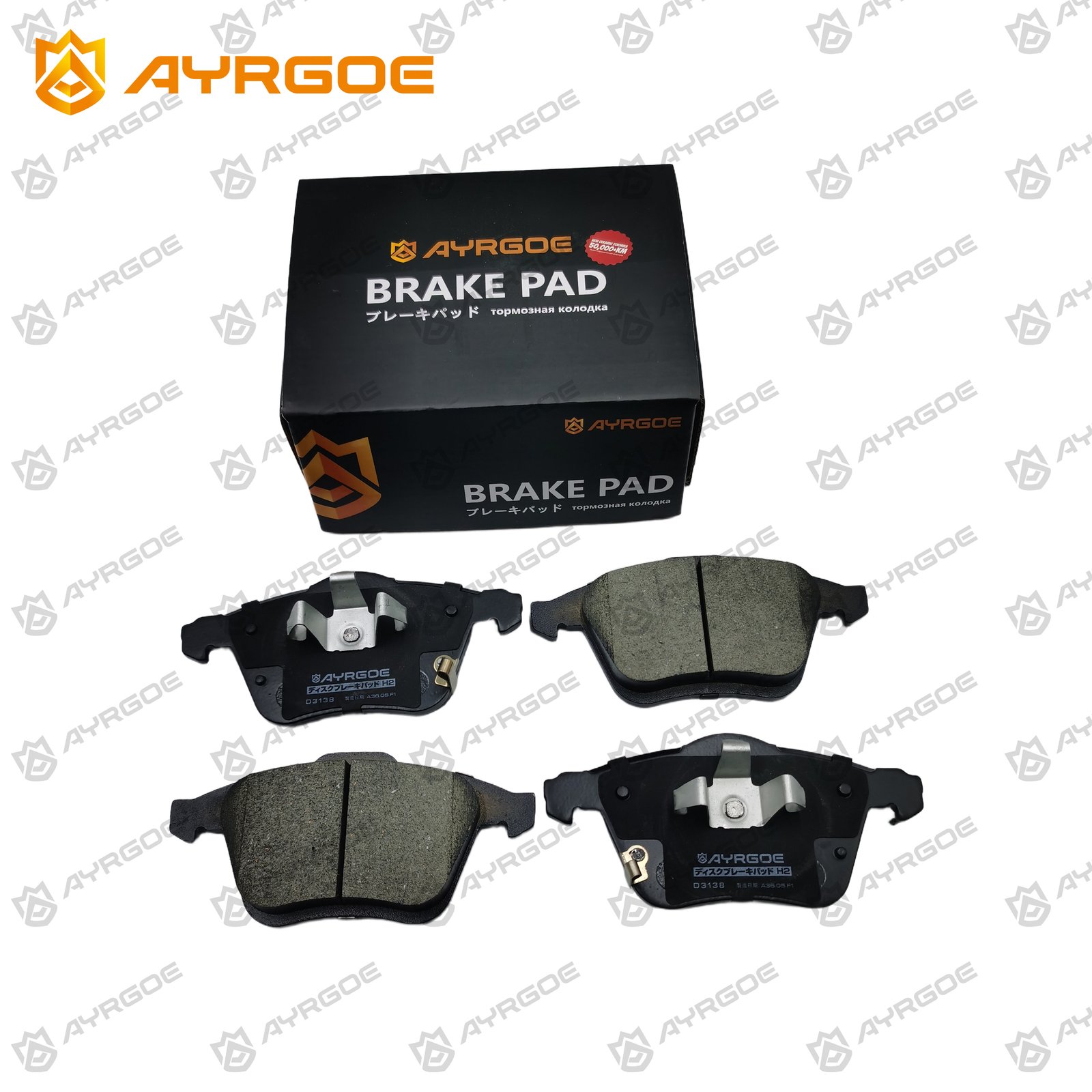 AYRGOE D3138-03 Pastillas de freno Delantero Mazda 6 GG1 02-08 3
