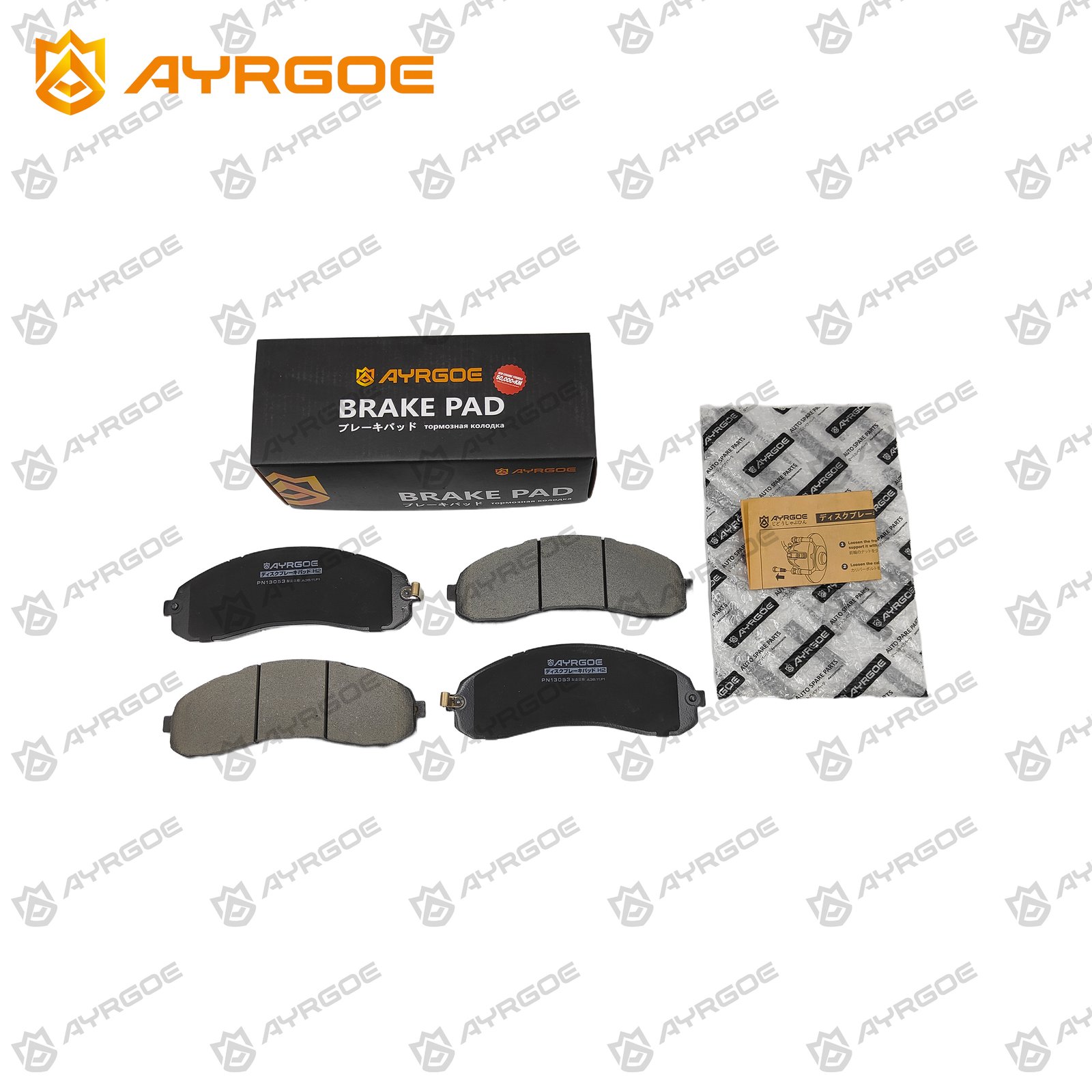 AYRGOE PN13053-03 Тормозные колодки Передний Kia Bongo 11-/K3000S 04-19 2