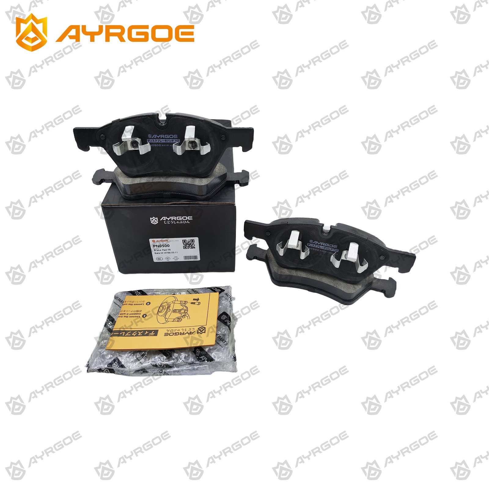 AYRGOE PN0500-03 Тормозные колодки Передний MB W164 X164 W251 W463 AMG S211 3