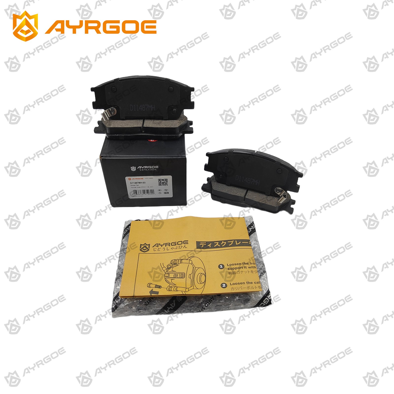 AYRGOE D11487MH-03 Pastillas de freno Delantero Hyundai Creta 21-/Kia Soul 17- 2