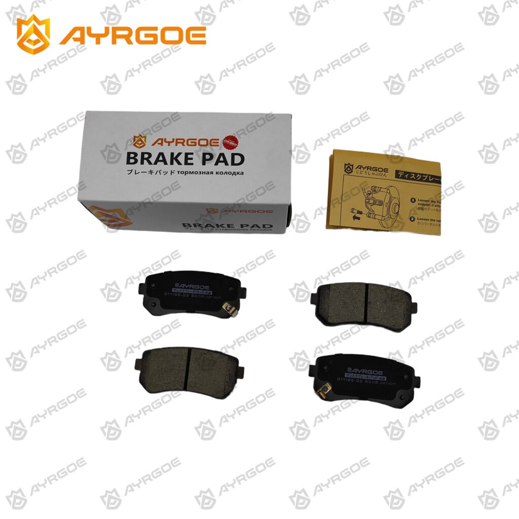 AYRGOE D11195-05 Pastillas de freno Trasero Kia Sportage SL 10-15,QL 15-19/Sonata YF 10-14, LF 14-17/Tucson TM 09-15,TL 15-19/Accent MC 06-11,LC 00-05/Creta 16-21/Rio JB 05-11/Cadenza 09-16/Cerato 08-13/Optima(K5) 15-20/Jetour X50 24-