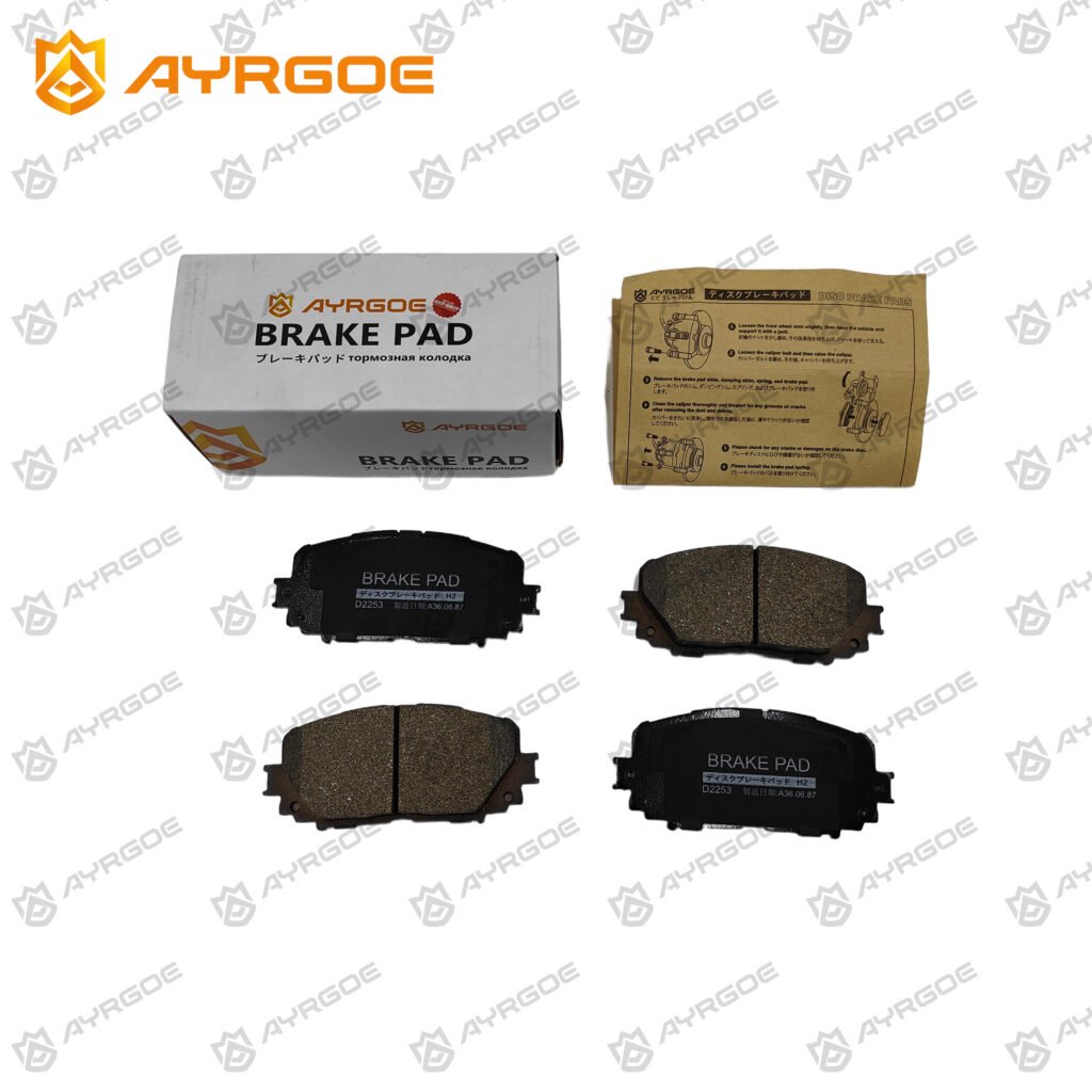 AYRGOE D2253-05 Brake Pad Front Toyota Corolla E160 12-/Yaris XP90 05-13,XP150 13-16