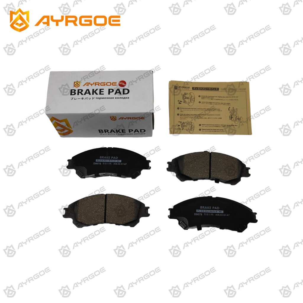 AYRGOE D9078-05 Brake Pad Front Suzuki Vitara(Escudo) 15/ SX4 13-/Nissan Livina 19-/MMC Xpander 17-