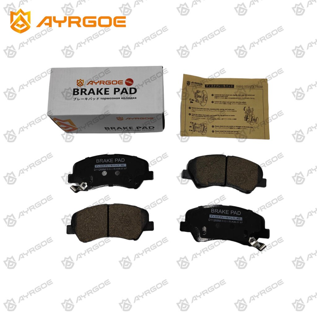 AYRGOE D11268M-05 Brake Pad Front Hyundai Accent(Solaris) RB 10-17/Kia Rio UB 11-17/i20 GB IB 14-/Ceed HB SW 15-18/Cerato JD13-16