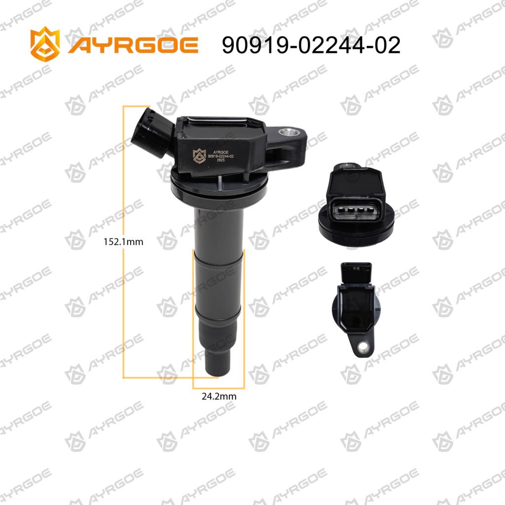 AYRGOE 90919-02244-02 Ignition Coil Toyota 2AZ-FE 2.4, 1AZ-FE 2.0, 2TR-FE 2.7/Camry 30/40 01-11 Alphard 02-08 2.4 Rav4 00-13 2.0