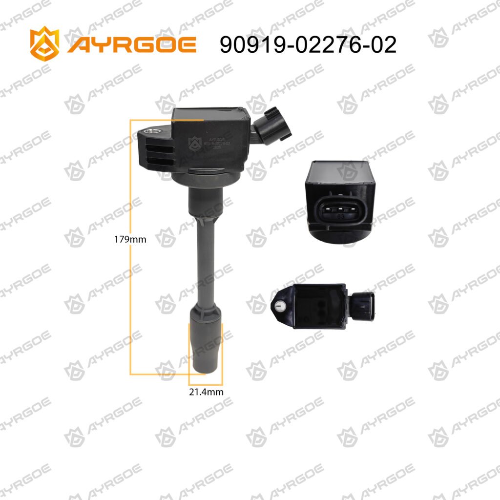 AYRGOE 90919-02276-02 Ignition Coil Toyota M20A-FXS 2.0, A25A-FKS 2.5/Camry XV70 17-/LEXUS ES250 UX200/Rav-4 XA50 18-