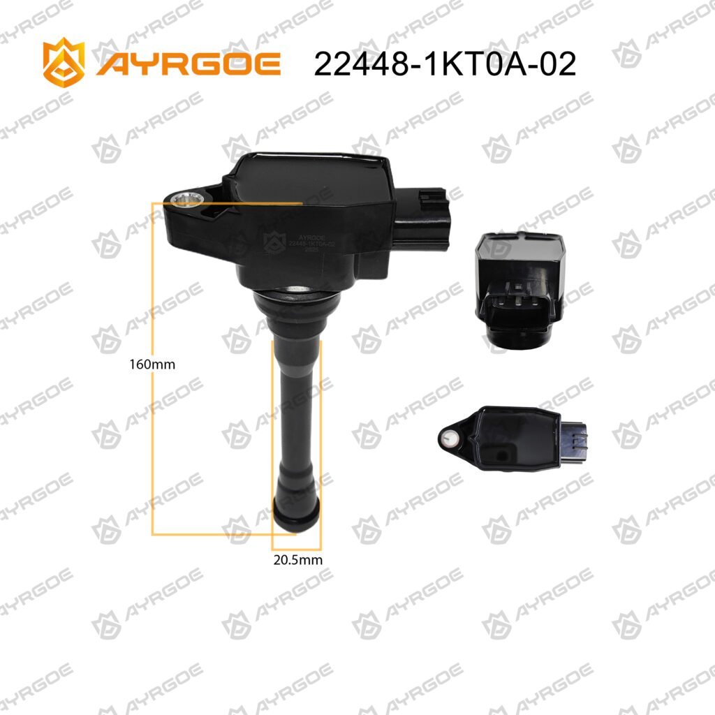 AYRGOE 22448-1KT0A-02 Катушка зажигания Nissan Qashqai, J10E JJ10E/X-Trail T32/Altima(Teana) L33 QR25DE, HR15DE, HR16DE, MRA8DE, HR12DE