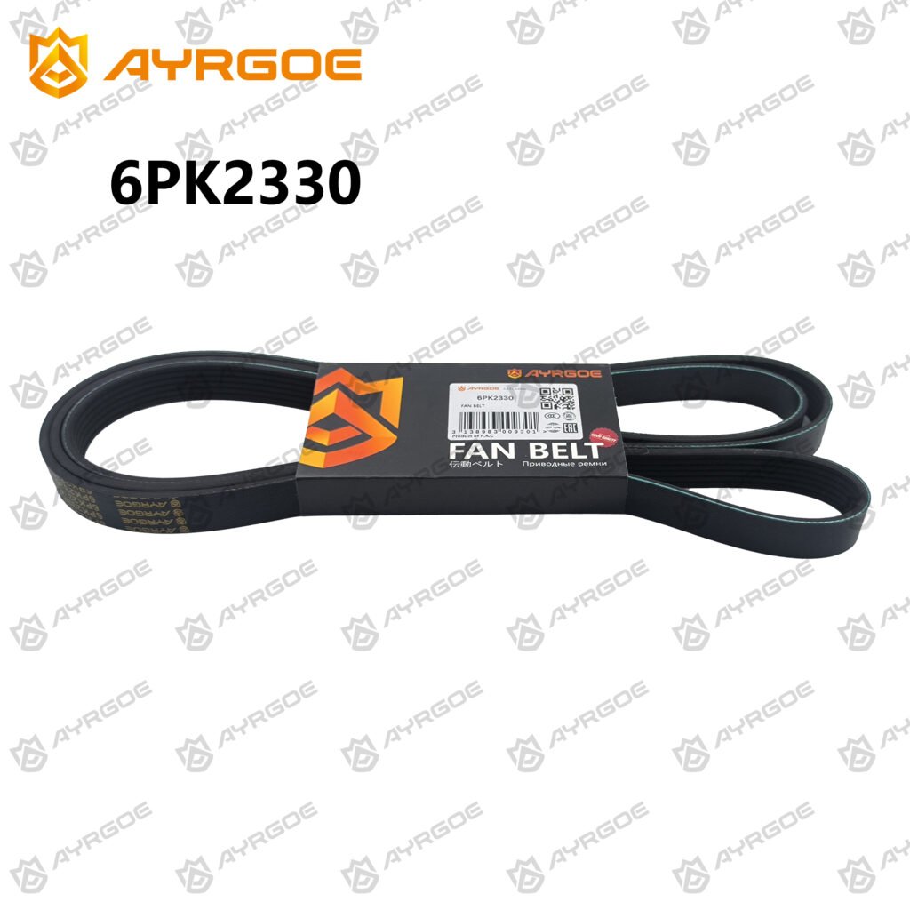 AYRGOE 6PK2330-02-6680 FAN BELT MERCEDES 124丨AUDI Q5 12-丨CHEVROLET TRAILBLAZER 01-丨GENESIS 08-