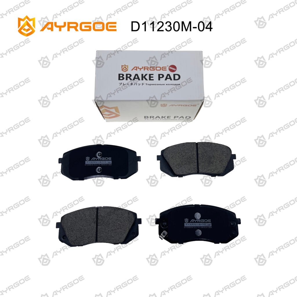 AYRGOE D11230M-04 BRAKE PAD FR KIA SONATA YF 10-15,YF 15-20/TUCSON TM 09-15,PD 15-20/SPORTAGE SL 10-15/IX35 09-17/CADENZA 09-16/CARENS 06-12/CEED 18-/CERATO 18-21/ K3 K5 K7 OPTIMA 09-20/SELTOS 19-