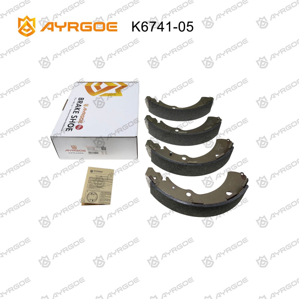 AYRGOE K6741-05 BRAKE SHOE RR MMC PAJERO V80 06-/PAJERO SPORT PB PC 08-16