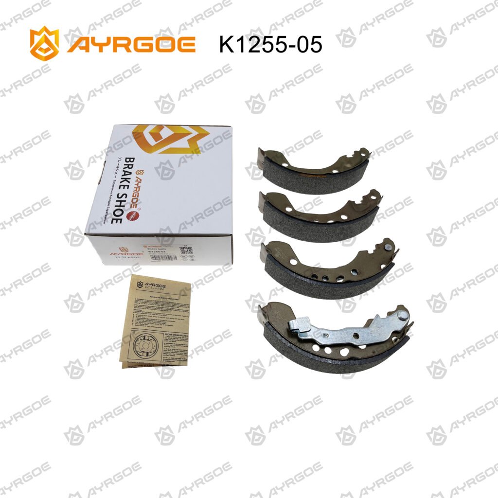 AYRGOE K1255-05 BRAKE SHOE RR Nissan Note E11 05-12/March Micra K12 02-10/Renault Clio 05-15/Modus 04-12