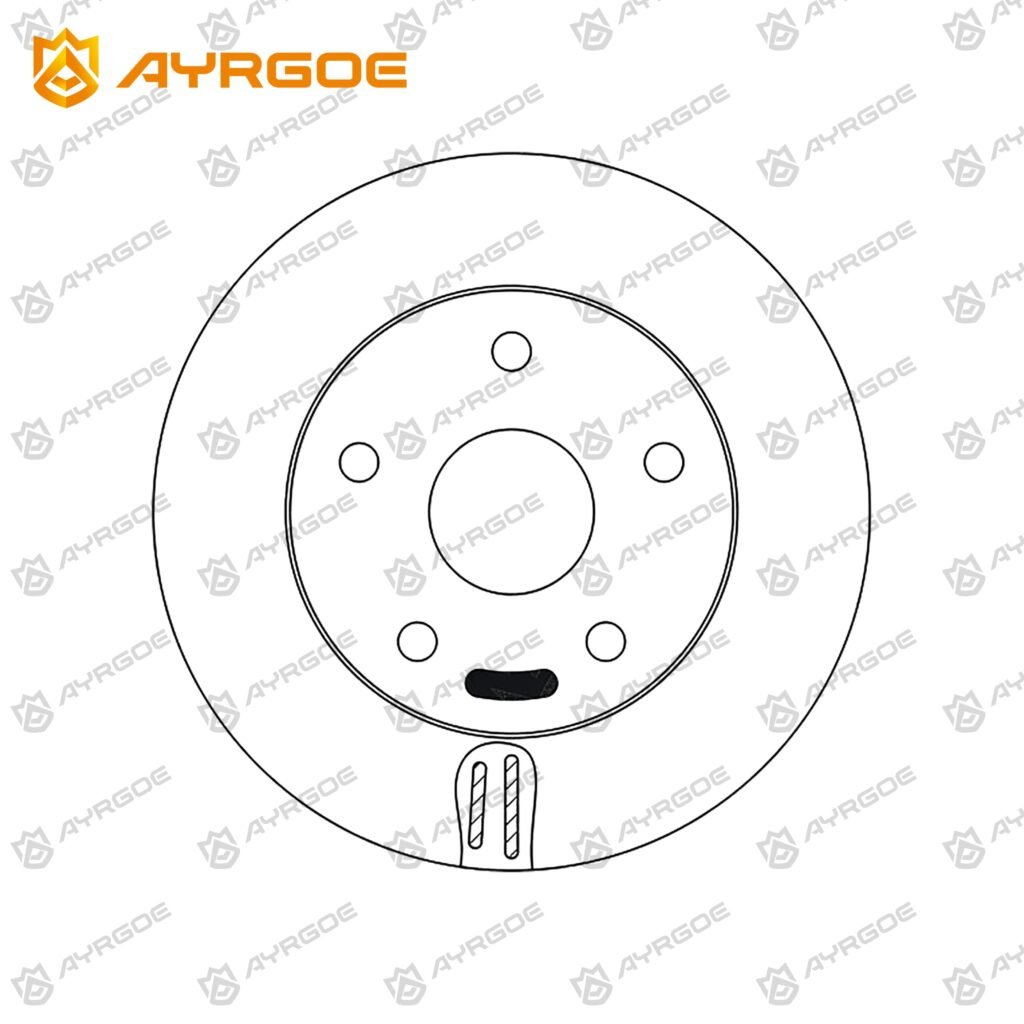 AYRGOE 40206JN01A-04 BRAKE DISC FR NISSAN TEANA J32 08-14