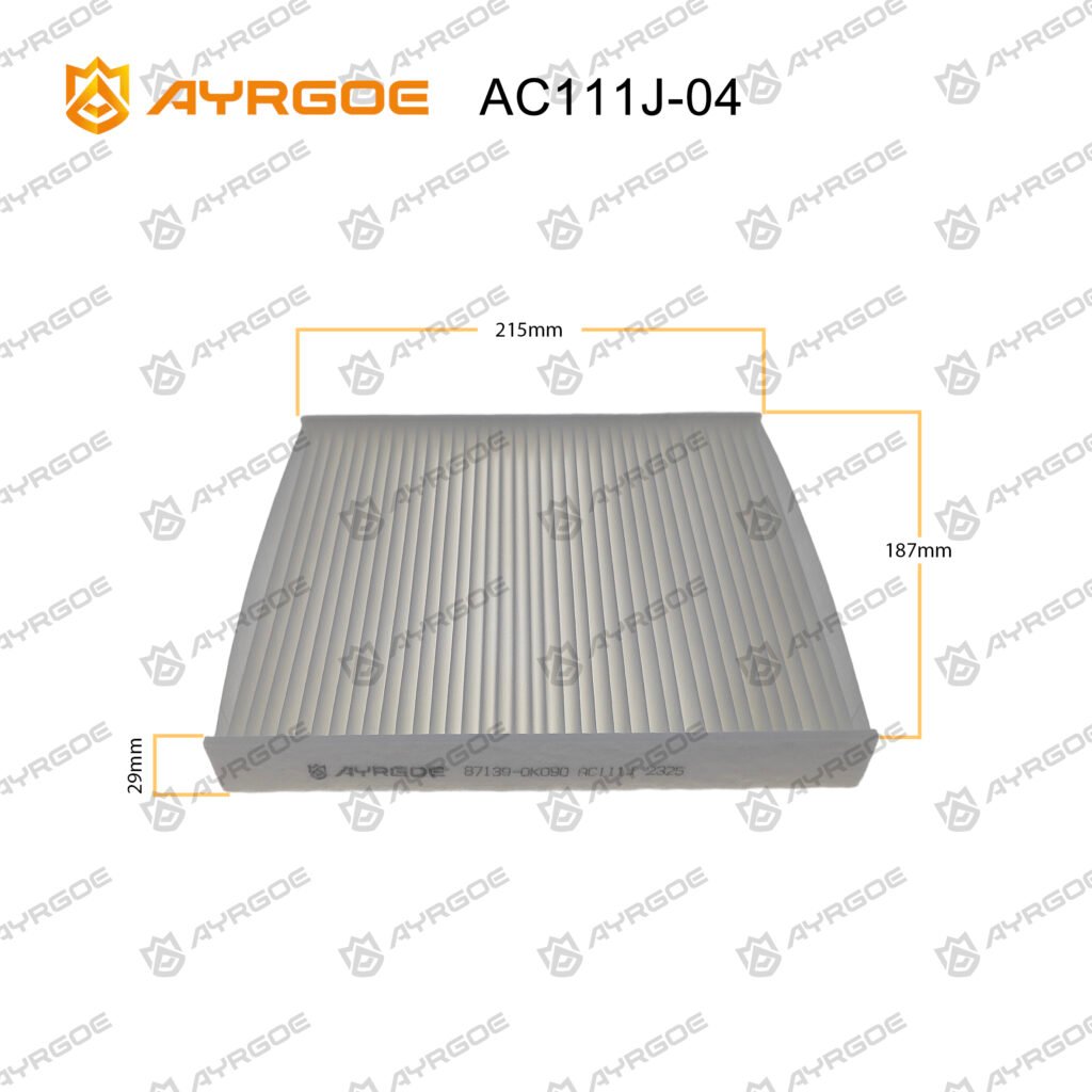 AYRGOE AC111J-04 A/C FILTER Toyota Camry XV70 17- 2.0/2.5/3.5